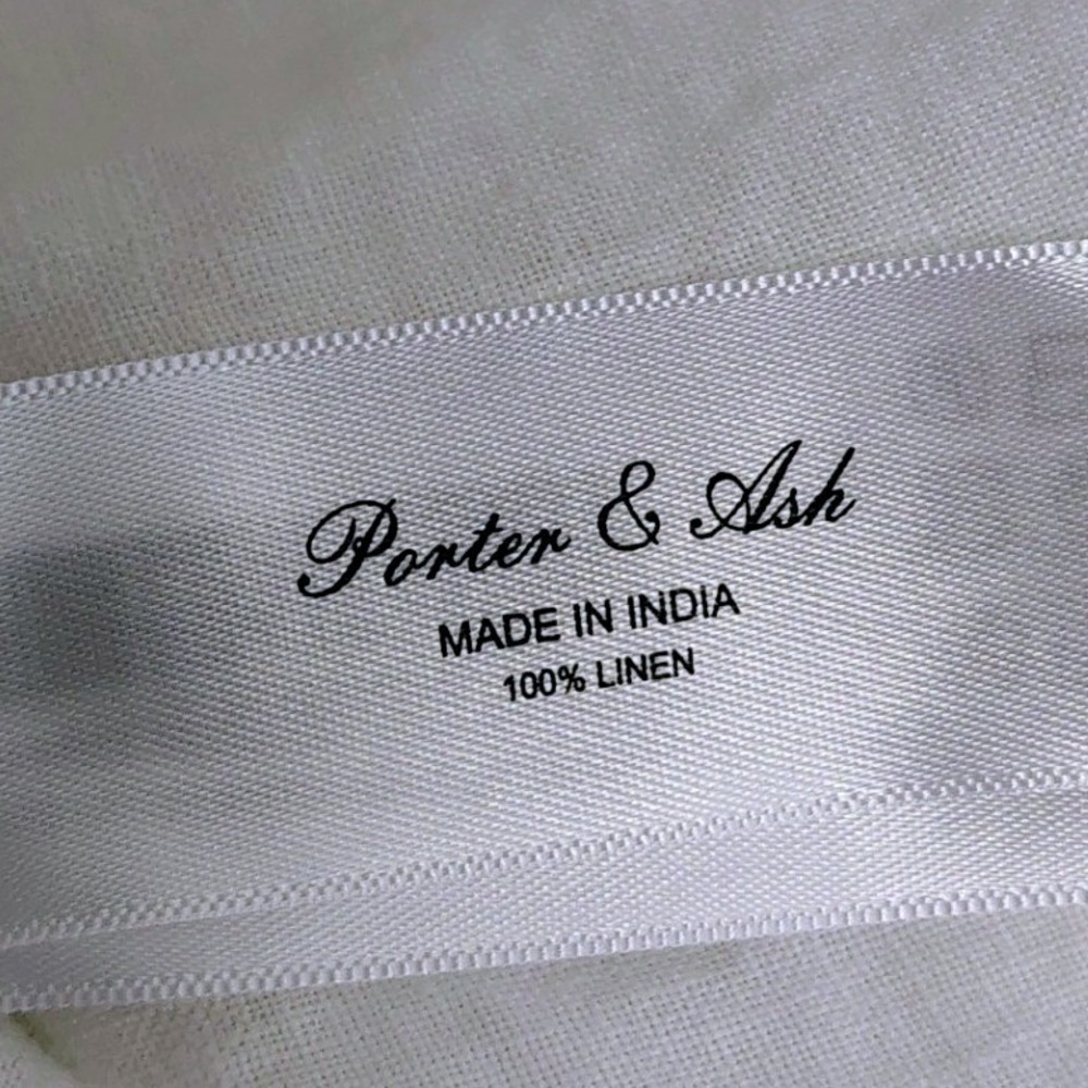 Porter & Ash Mens White 100% Linen Short Sleeve Button Up Resort Wear - Picture 6 of 12